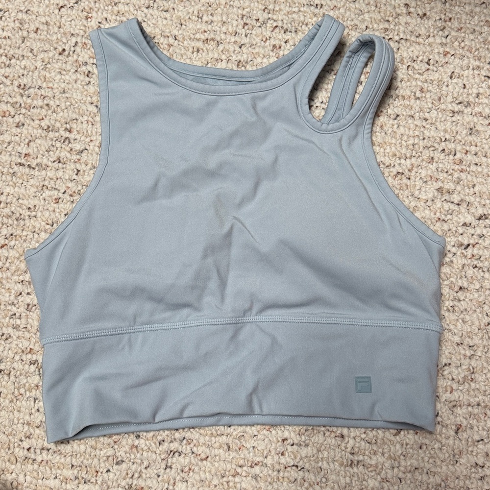 Fila Light Blue Sports Bra S(?) C11-099 - Picture 3 of 4